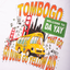 Tombogo Go Dumb Yellow Bus Tee - 'White'