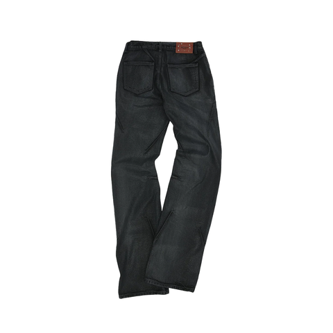 Andersson Bell Tripot Coated Flare Denim - 'Black'
