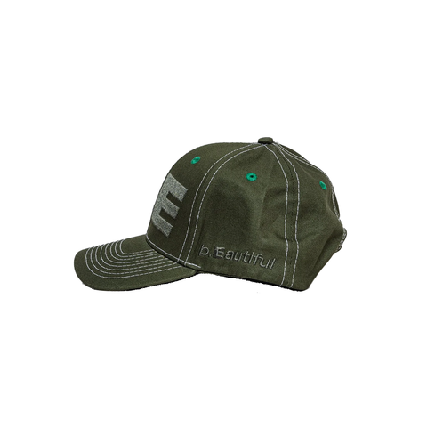 b.Eautiful Snapback Hat - 'Dark Green'