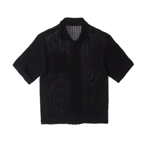 IISE Knit Camp Shirt - 'Black'