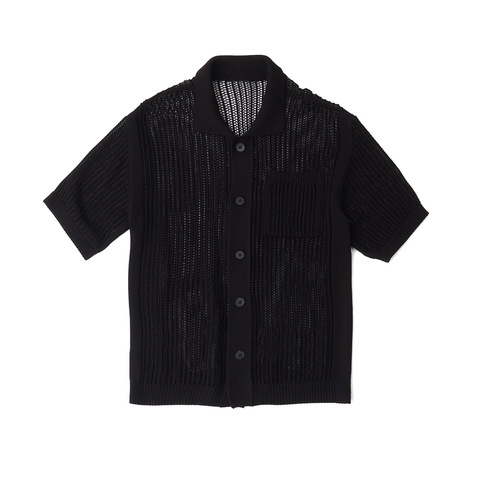 IISE Knit Camp Shirt - 'Black'