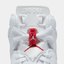 GS Air Jordan 6 Retro - 'White/University Red'