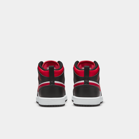 PS Air Jordan 1 Mid - 'Black/Fire Red' – Kicks Lounge