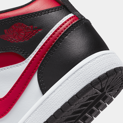 PS Air Jordan 1 Mid - 'Black/Fire Red' – Kicks Lounge
