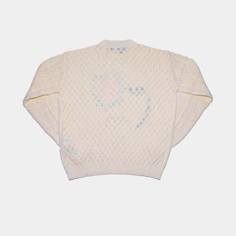 Andersson Bell Flower Sweater - 'Ecru'