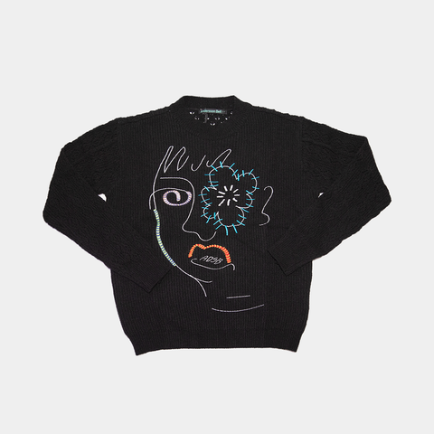 Andersson Bell Flower Sweater - 'Black'