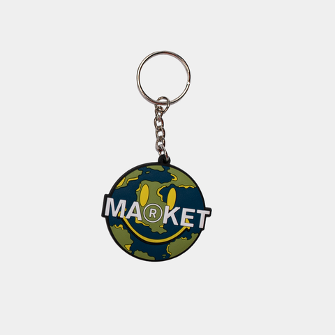 Market Smiley World Keychain - 'Multi'