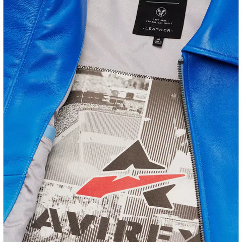 Avirex Limited Edition Ombre Icon Jacket - 'Sky Blue'