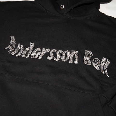 Andersson Bell Logo Embroidery Hoodie - 'Black'