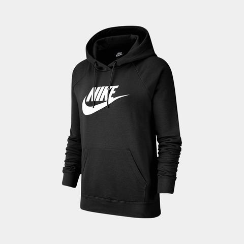 WMNS Nike Essential Hoodie - 'Black/White'
