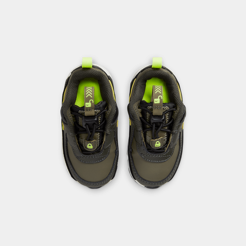 TD Nike Air Max 90 Toggle - 'Medium Olive/Volt'