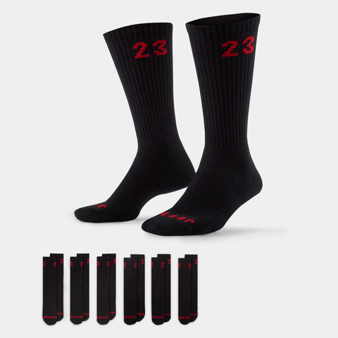 Air Jordan Essentials Sock - 'Black/University Red'