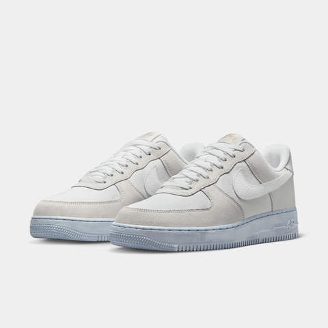 Nike: Off-White & Blue Air Force 1 '07 LV8 EMB Sneakers