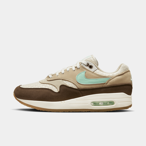 Full view of the Nike Air Max 1 Premium QS - 'Crepe Hemp', capturing its classic design and modern details.