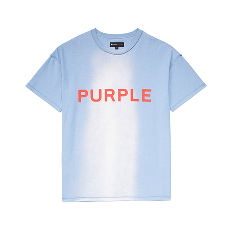 Purple Inside Out Tee - 'Placid Blue'