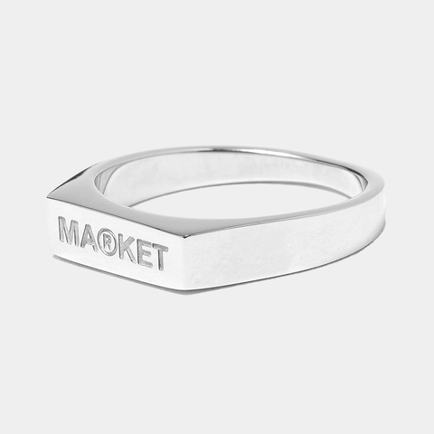 Market Bar Ring - 'Silver'